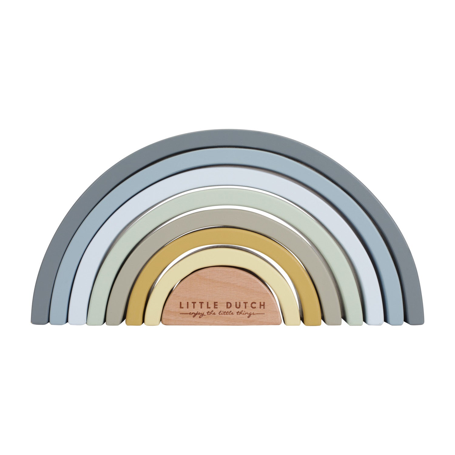 Little Dutch Regenbogen Stapelturm Blue