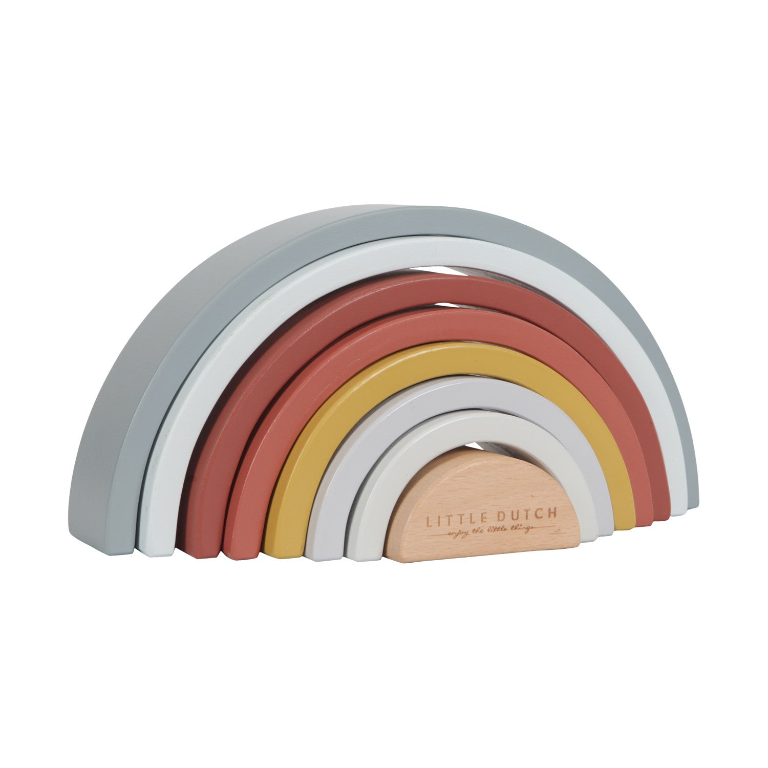 Little Dutch Regenbogen Stapelturm Pure & Nature